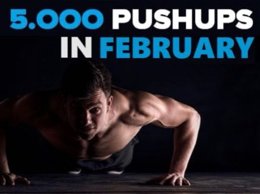 5.000 Pushups im Februar
